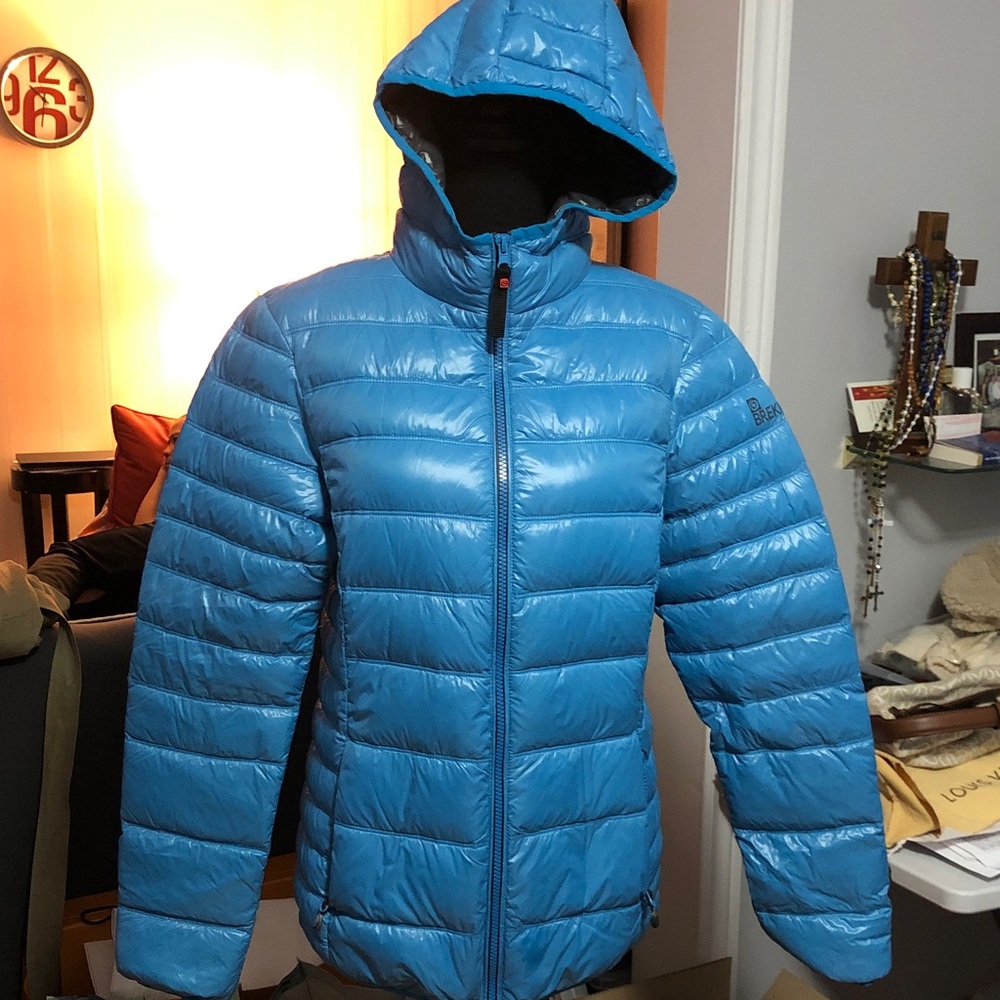 Brekka Packable Women Blue Puffer Jacket